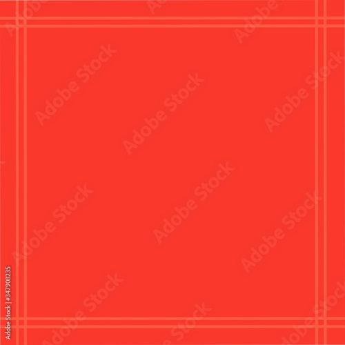 Free Download Red square tablecloth with ornament flat icon vector isolated. - GFXLoad