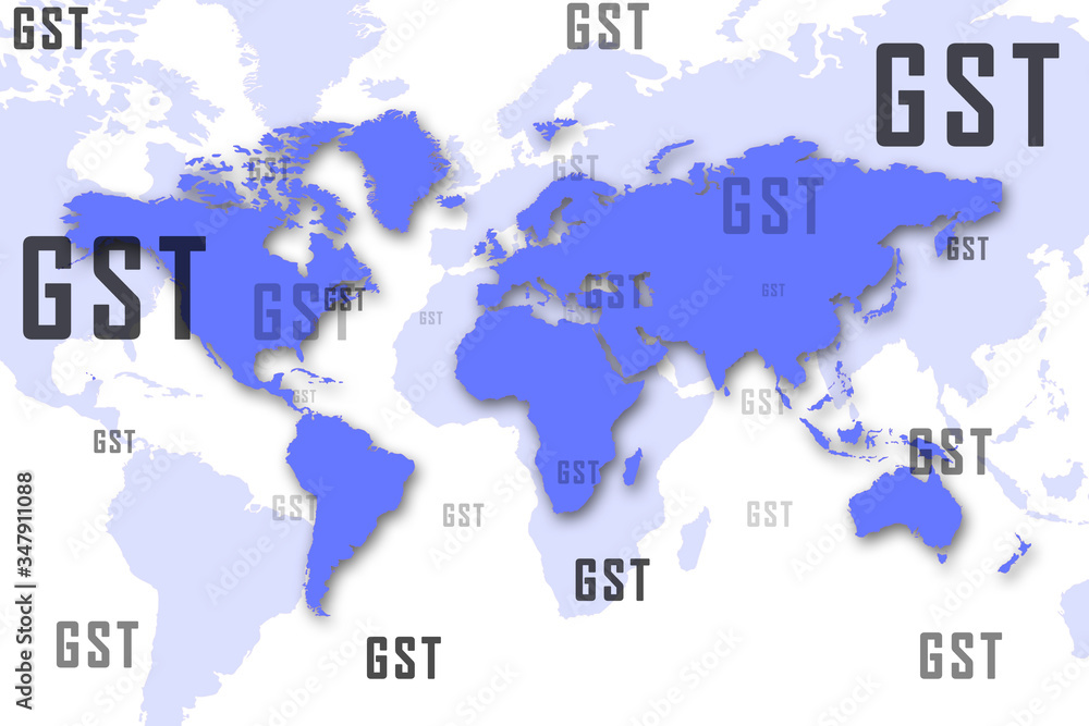 Fototapeta premium 2D Digital Abstract Business Networking background 