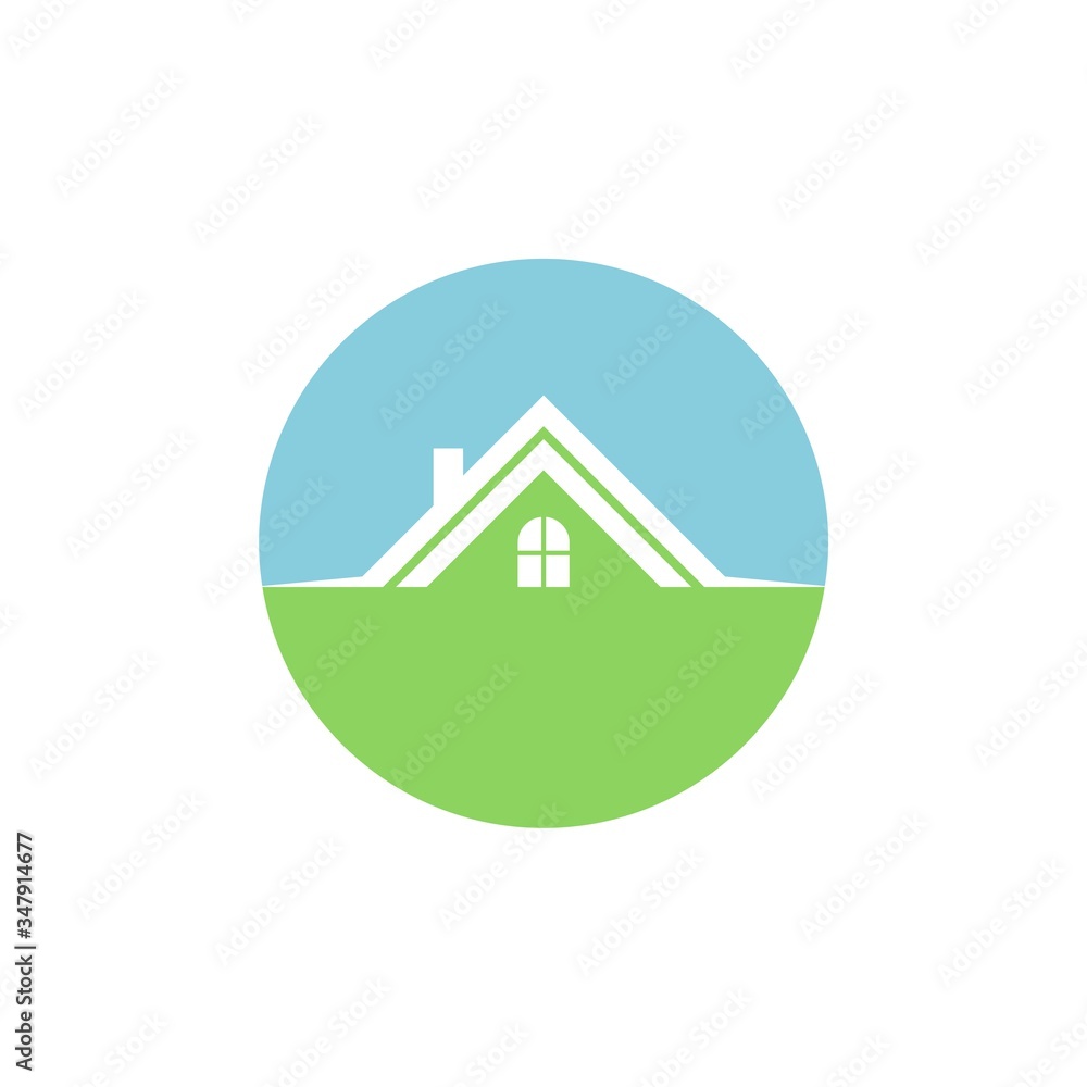 House roof icon isolated on white background House roof icon isolated on white background