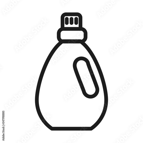 detergent bottle icon, line style