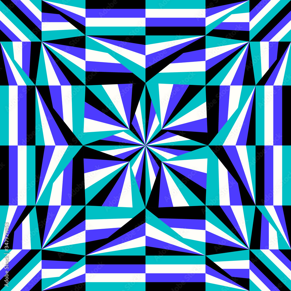 modern contemporary colorful geometric pattern