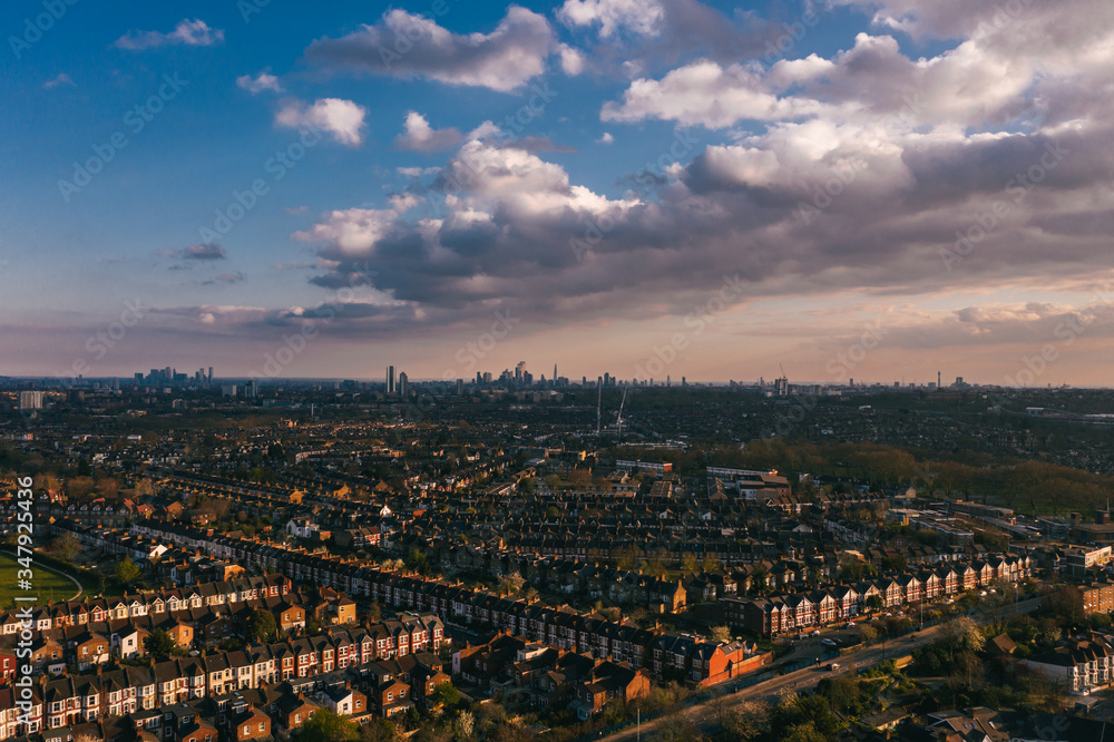 Skyline view of London City 