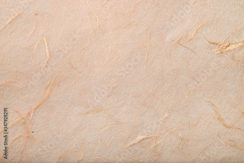 Texture of traditional handmade mulberry paper photo