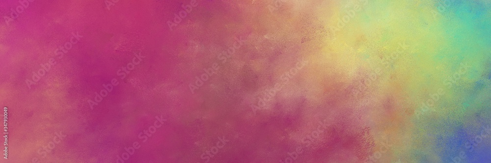 beautiful vintage abstract painted background with moderate pink, dark khaki and rosy brown colors and space for text or image. can be used as horizontal background graphic