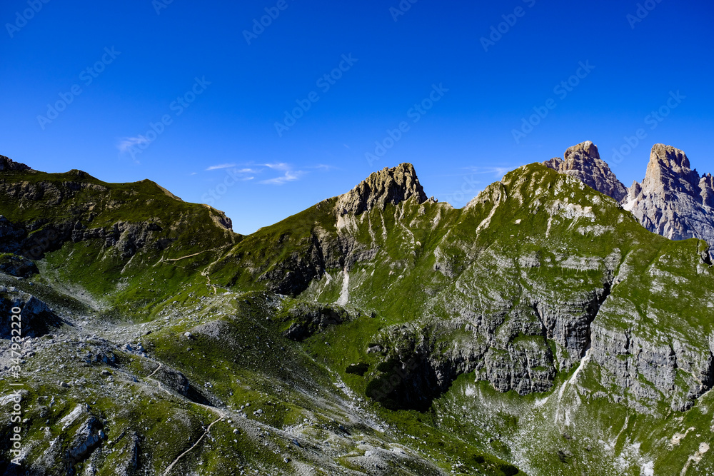 Beautiful landscape of italian dolomites. Cortina d'ampezzo