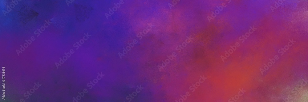 beautiful abstract painting background texture with purple, moderate red and midnight blue colors and space for text or image. can be used as header or banner