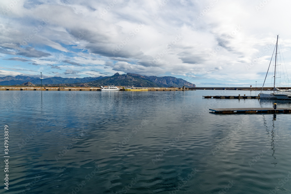 Arbatax  harbour - East coast of Sardinia - Italy