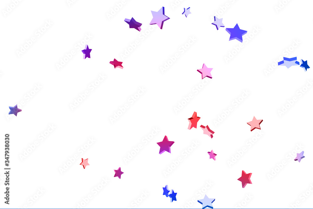 Abstract confetti flying star. Abstract confetti flying star.