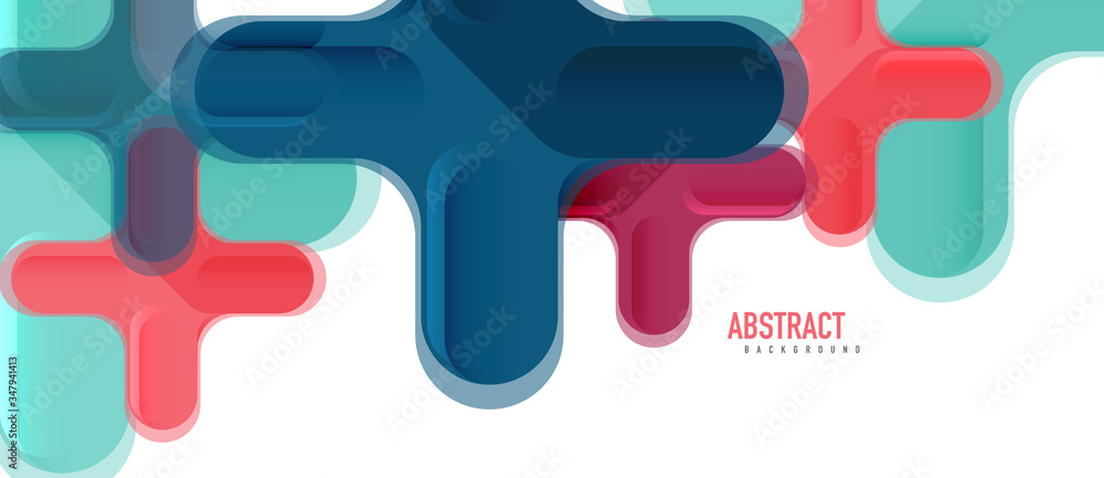 Glossy multicolored plastic style cross composition, x shape design, techno geometric modern abstract background. Trendy abstract layout template Glossy multicolored plastic style cross composition, x shape design, techno geometric modern abstract background. Trendy abstract layout template