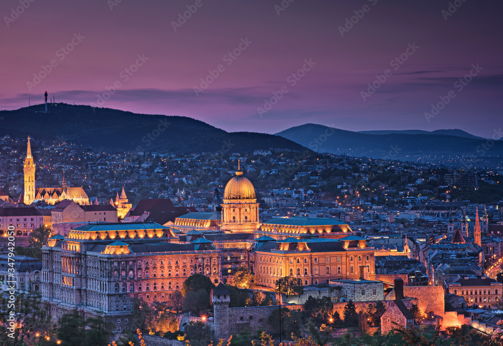 Buda Castle or Royal Palace in Budapest, Hungary