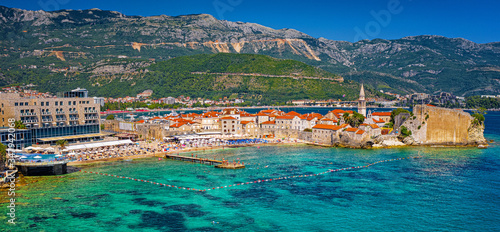 Aerial view on the old town of Budva, Montenegro © Horváth Botond