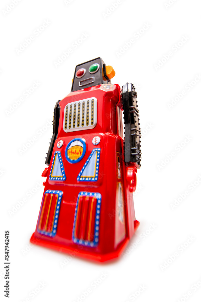 Fototapeta premium Vintage tin robot toy
