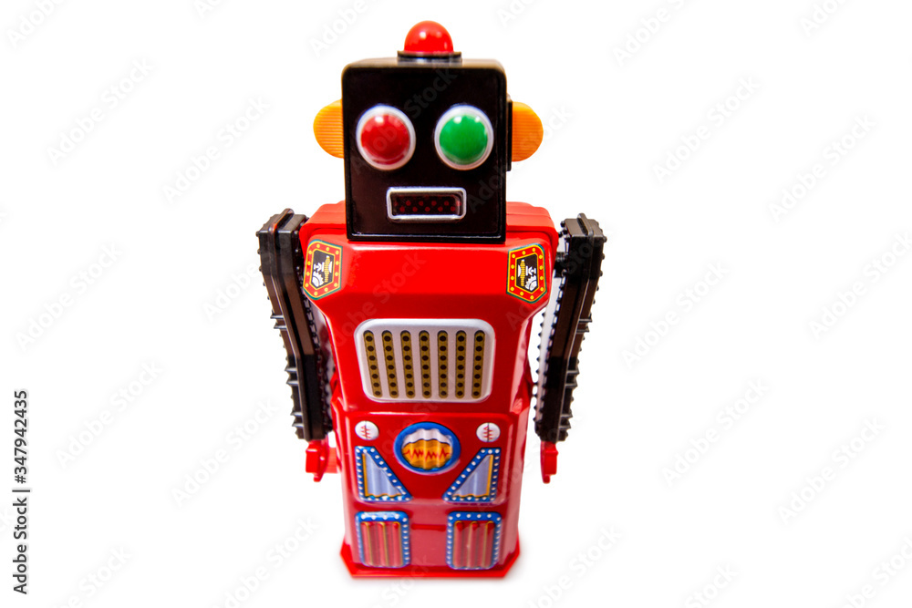 Fototapeta premium Vintage tin robot toy
