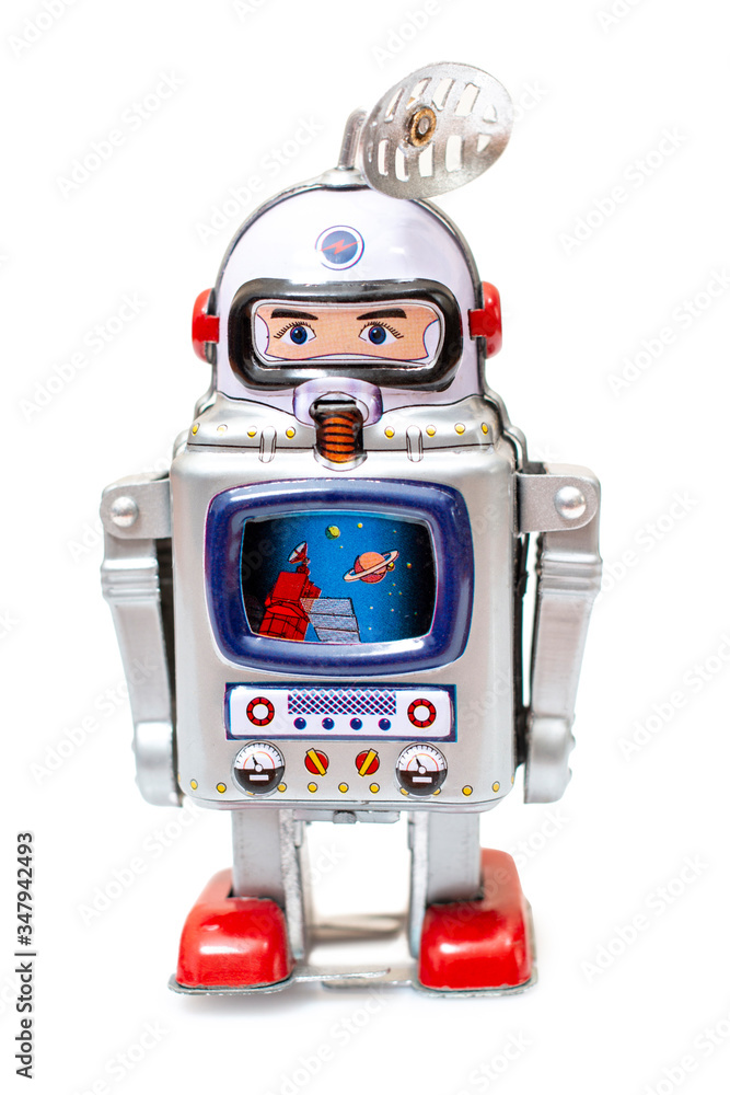 Fototapeta premium Vintage tin robot toy