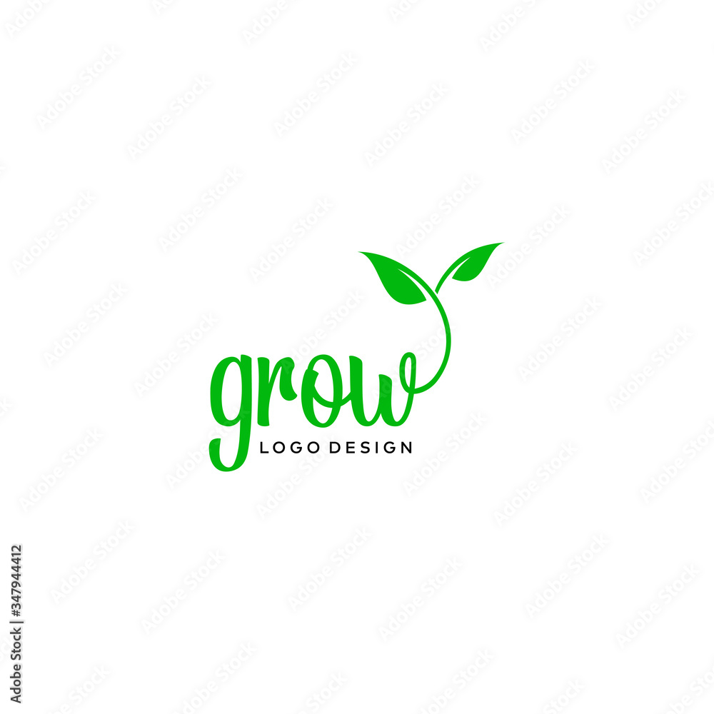 Clean logo design of tree or leaf on white background - EPS10 - Vector. Clean logo design of tree or leaf on white background - EPS10 - Vector.