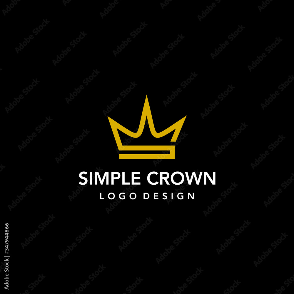Unique and creative logo design of letter S and crown on dark background colours - EPS10 - Vector. Unique and creative logo design of letter S and crown on dark background colours - EPS10 - Vector.