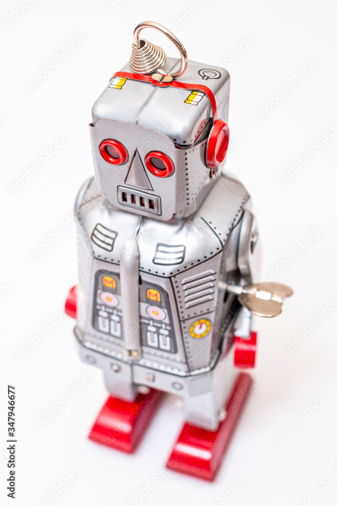Fototapeta premium Vintage tin robot toy