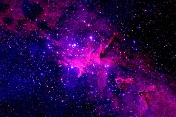 Acrylglasbilder Jugendzimmer Leuchtende Galaxie im tiefen Universum  © Artsiom P