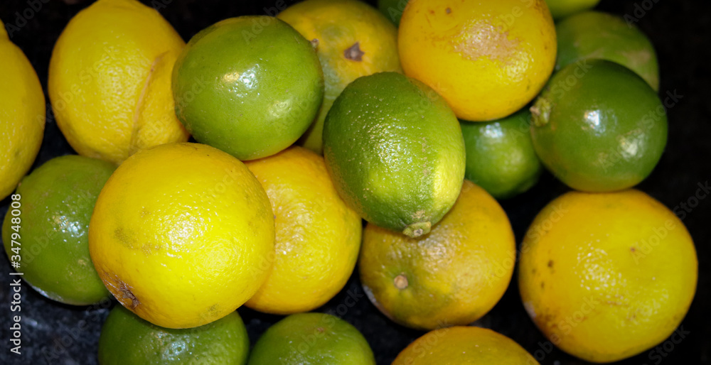 Delicious organic fruits.
Beautiful Lemons and Oranges.