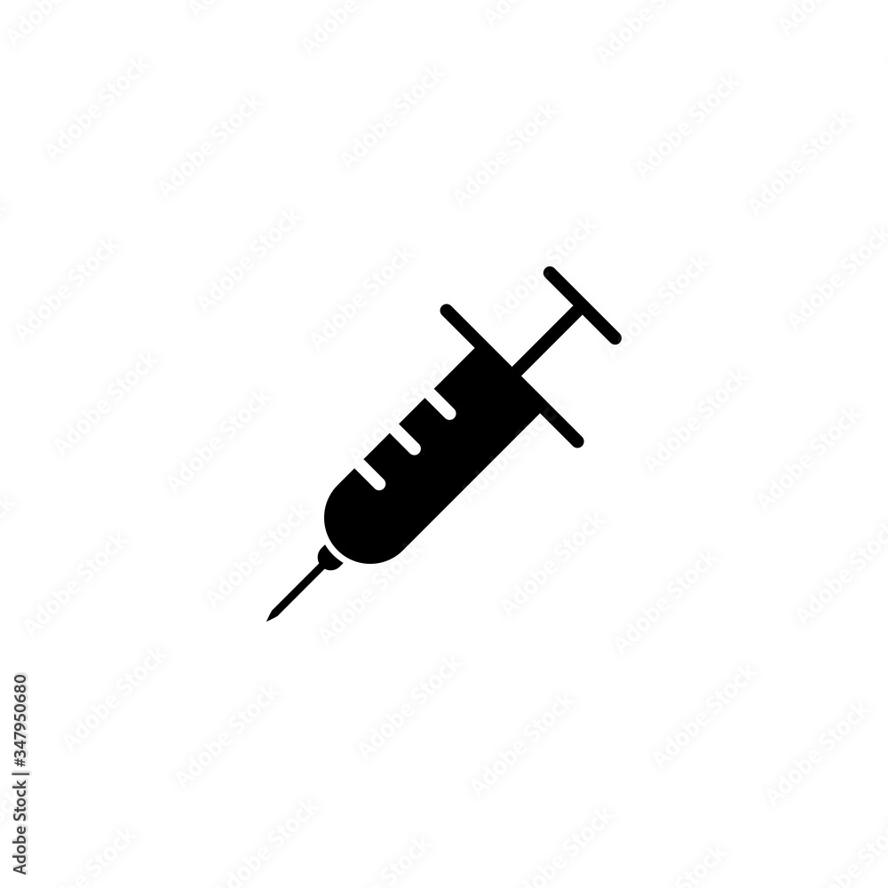 injection syringe flat icon vector logo design trendy injection syringe flat icon vector logo design trendy