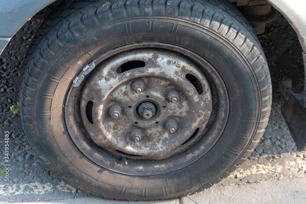 Rusted Wheel Rim