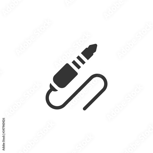 aux cable icon vector illustration design