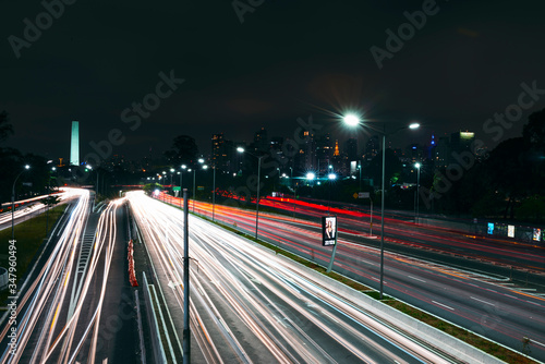 Wallpaper Mural Long exposure - Avenida 23 de maio Torontodigital.ca