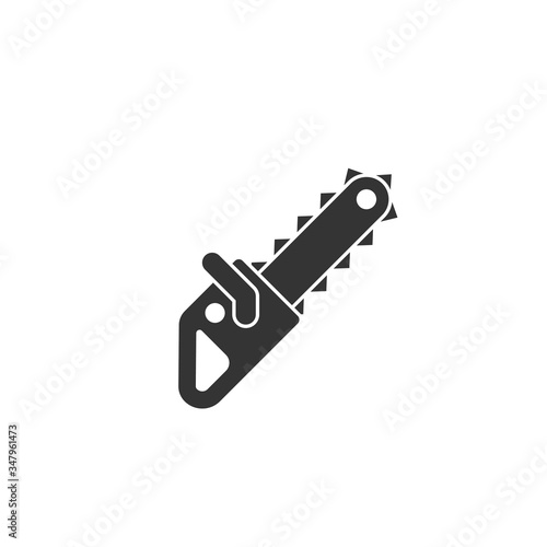 chain saw icon vector illustration design