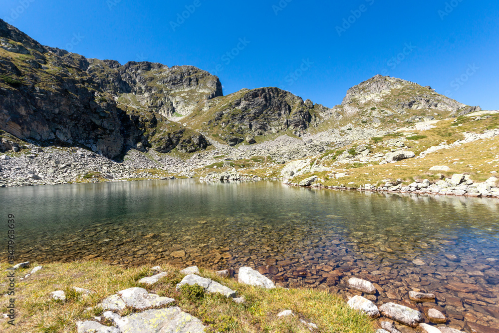 Elenino lake near Malyovitsa peak, Rila Mountain, Bulgaria Elenino lake near Malyovitsa peak, Rila Mountain, Bulgaria