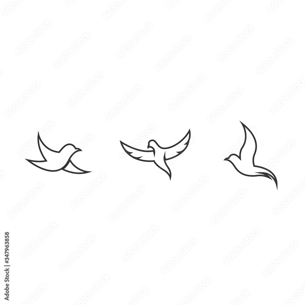 flying bird icon vector illustration design