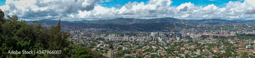 Top view of Caracas from Avila National Park (Venezuela).