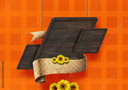 Festa Junina Fundo pronto xadrez