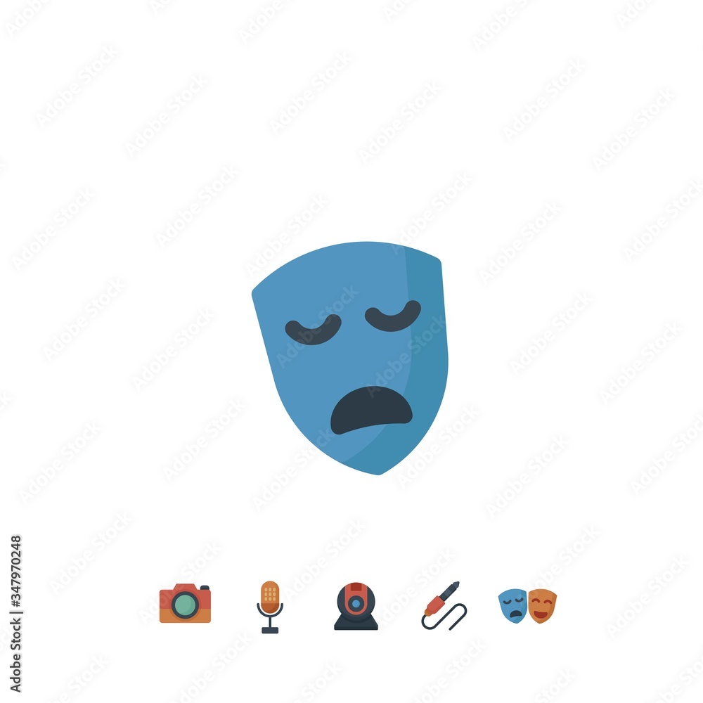 sad face icon vector illustration design