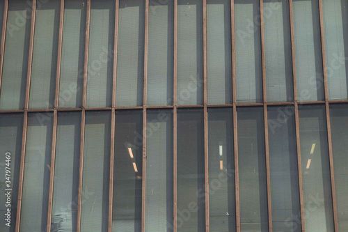 Wallpaper Mural Old window office blue Torontodigital.ca