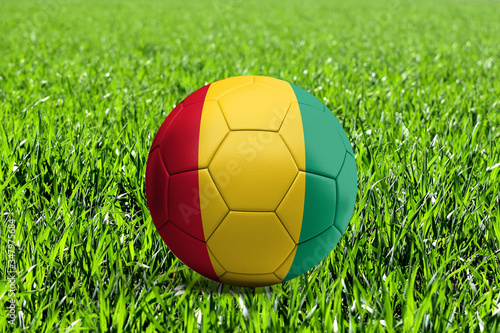 Guinea Flag on Soccer Ball
