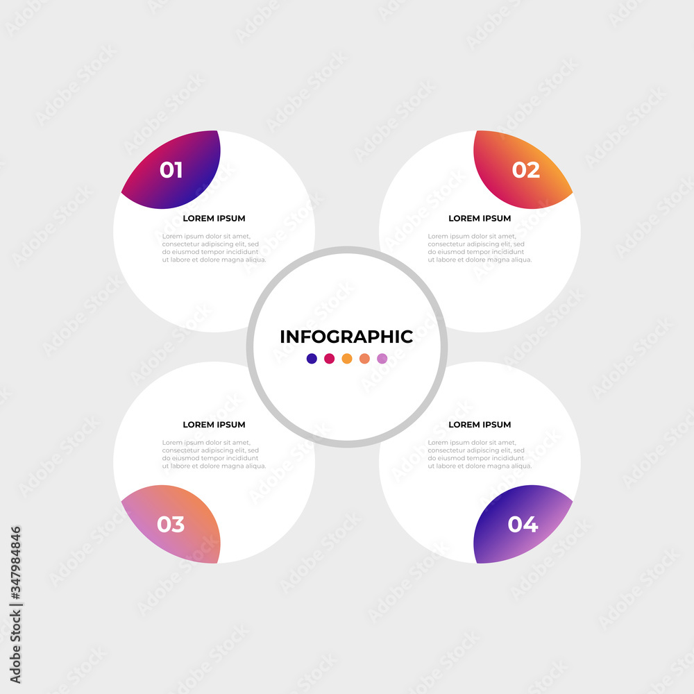 Business circle infographic, diagram, presentation. Business circle infographic, diagram, presentation.