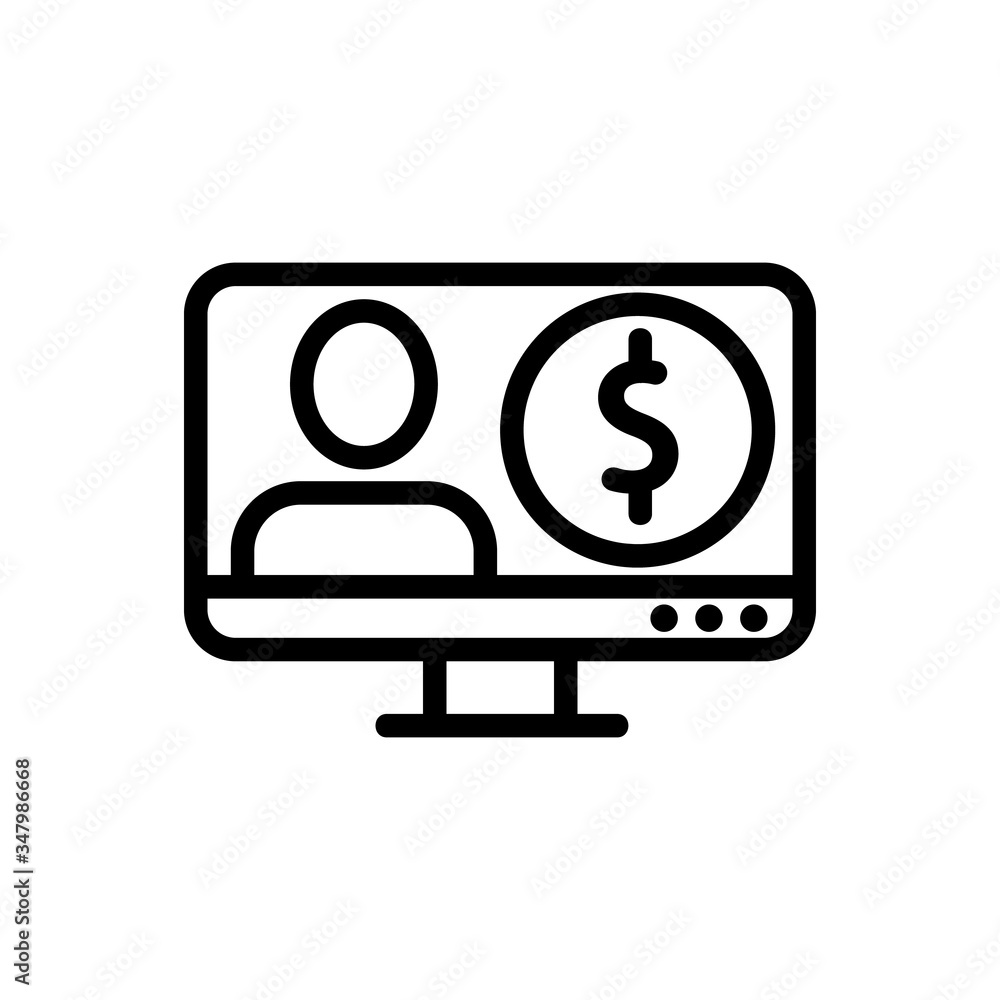 gamer video cost icon vector. gamer video cost sign. isolated contour symbol illustration gamer video cost icon vector. gamer video cost sign. isolated contour symbol illustration