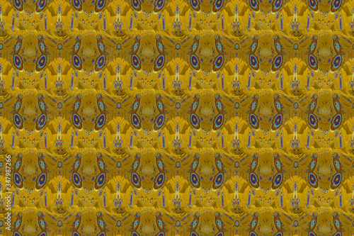 3D render. Abstract seamless drawing. Textures for web design. Background image. Pattern. Beautiful wrapping paper. 3D image.