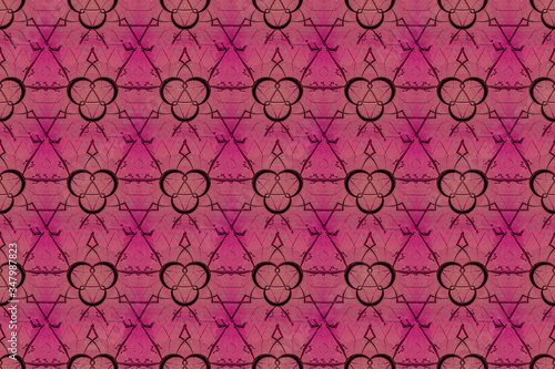 3D render. Abstract seamless drawing. Textures for web design. Background image. Pattern. Beautiful wrapping paper. 3D image.