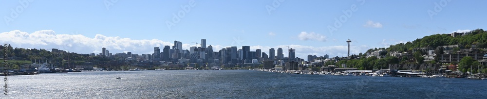 Seattle skyline from the north