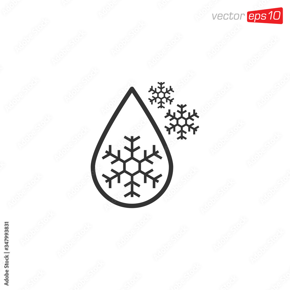 Obraz premium Ice Icon Design Vector Illustration
