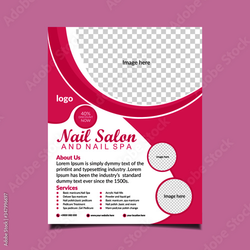 Nails Salon Flyer Template