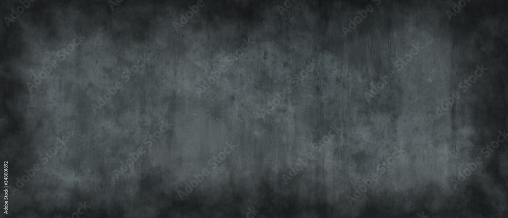 abstract grunge dark gray background, wide wall texture, wallpaper with copy space