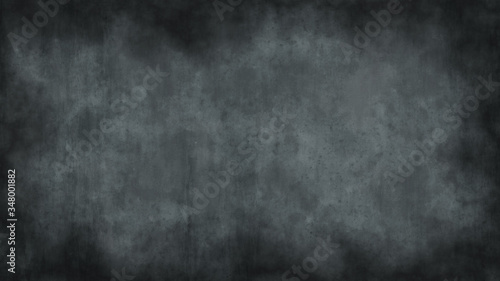 abstract grunge dark gray background, wide wall texture, wallpaper with copy space © angelo sarnacchiaro