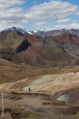 Another view of Rainbow mountain 