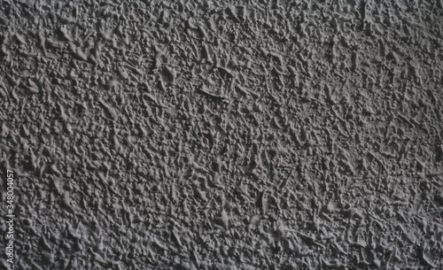 Grey popcorn ceiling texture. Grey wall texture