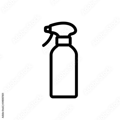 spray atomizer icon vector. spray atomizer sign. isolated contour symbol illustration