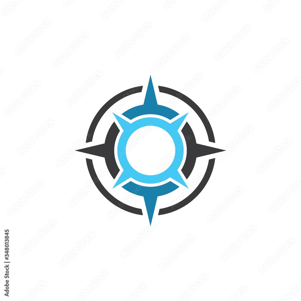 compass logo vector template illustration compass logo vector template illustration