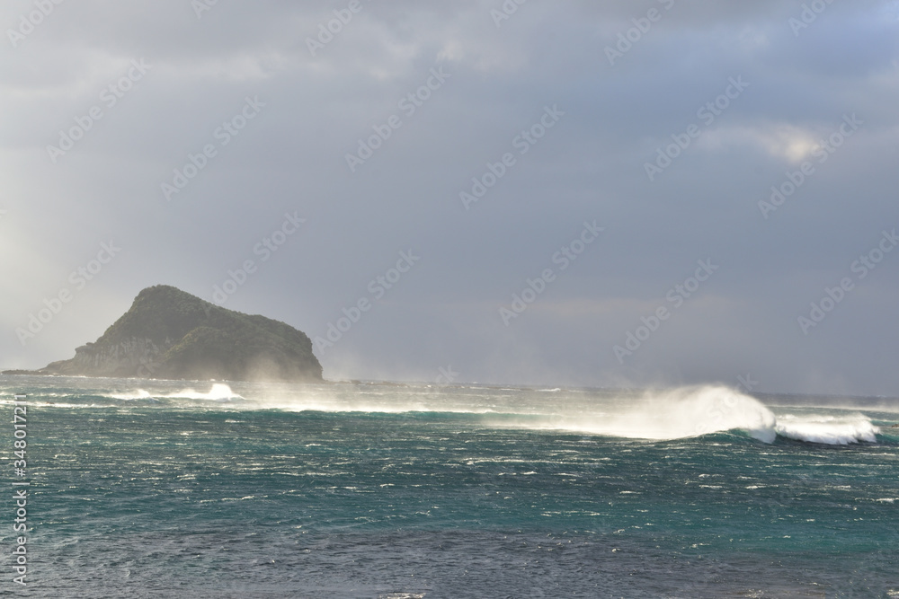 Fototapeta premium 荒れた海