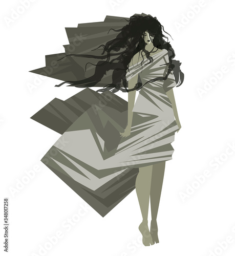 dark lady llorona ghost floating